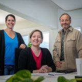 Laurence Vuagniaux, Eric Nanchen et Geneviève Pralong